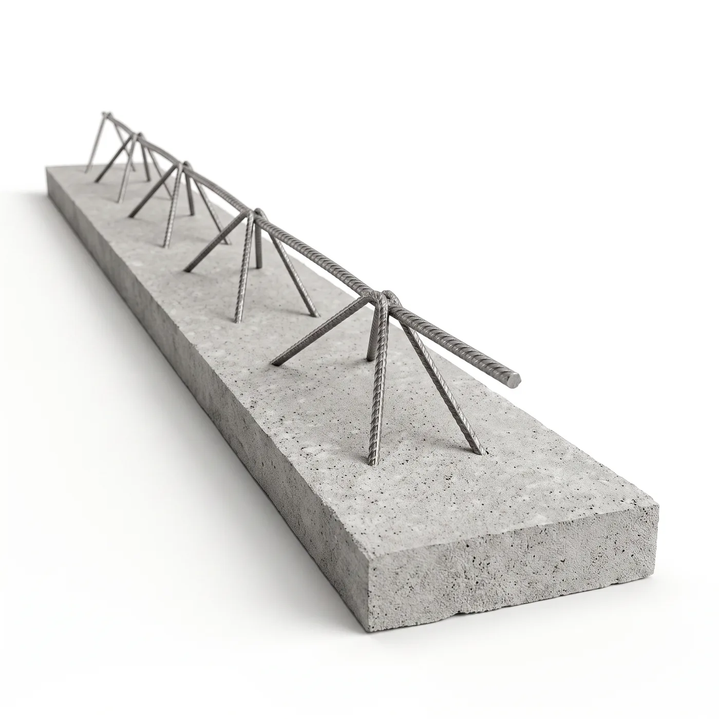 Trilho de concreto para laje pré-fabricada TR8 e TR12